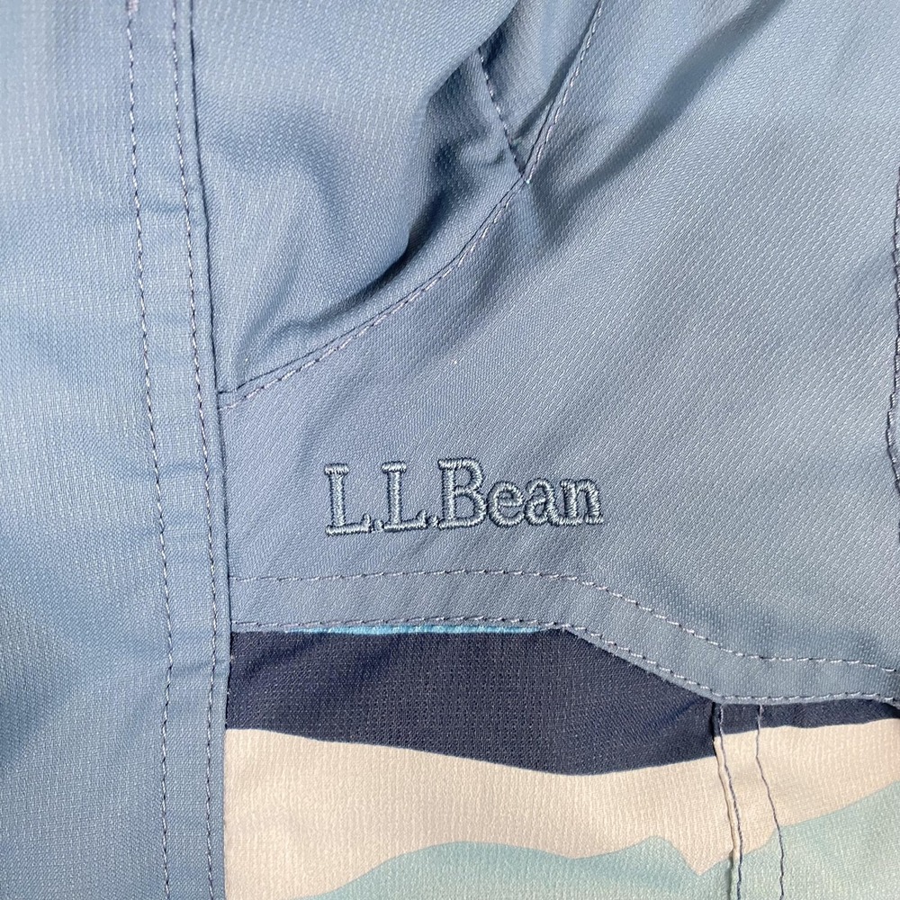 L.L. Bean Snowsuit Baby Boys 6-12 Months Blue Stripe Hooded Thinsulate One Piece - Picture 2 of 16